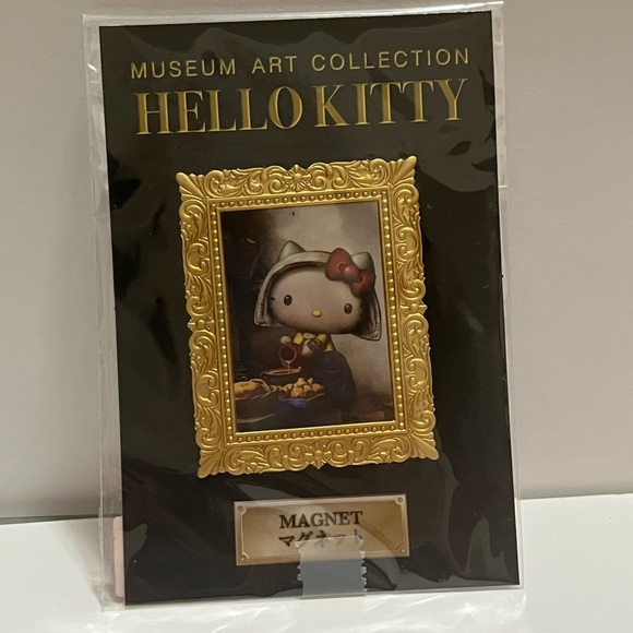 Hello Kitty Gotochi -Museum Art Collection Magnet -“Milkmaid” - Picture 1 of 5